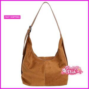 PU Leather Dumpling Bag Convertible Crossbody Shoulder Handbag